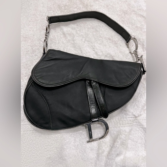 Handbags - Rare Dior Saddle Bag with silver hardware